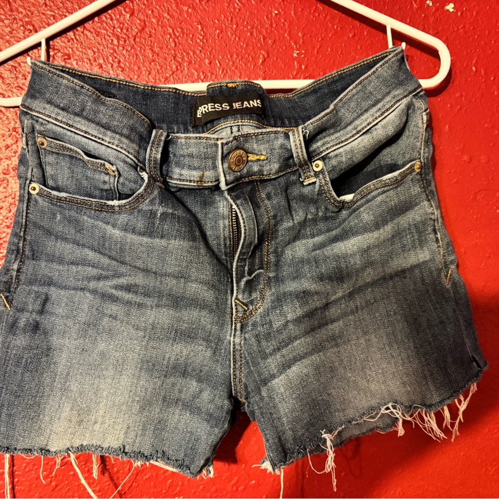 Express Blue Jean Shorts